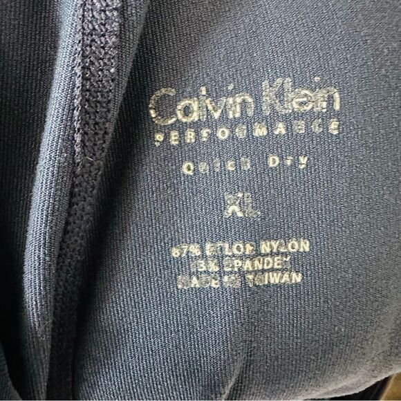 Calvin Klein Navy Quick Dry Flare Leggings Size XL - Picture 3 of 3